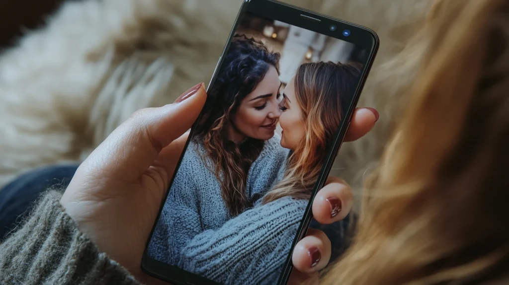 Lesbian Long Distance Relationship Advice: 9 Proven Ways to Stay Close 2 texting in lesbian long distance relationship