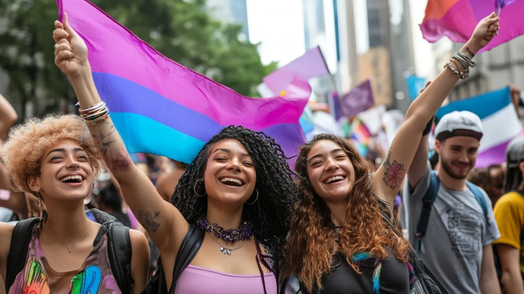 Is Asexual Part of LGBTQ? The Complete Truth About Ace Inclusion 2 LGBTQ activists holding asexual pride flag