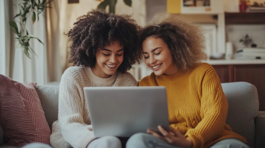 Can Two Females Get Pregnant Together? Here’s What You Need to Know 4 Lesbian couple researching pregnancy options together