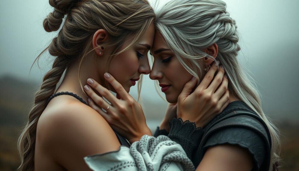 Ciri relationship with Mistle in Witcher novels